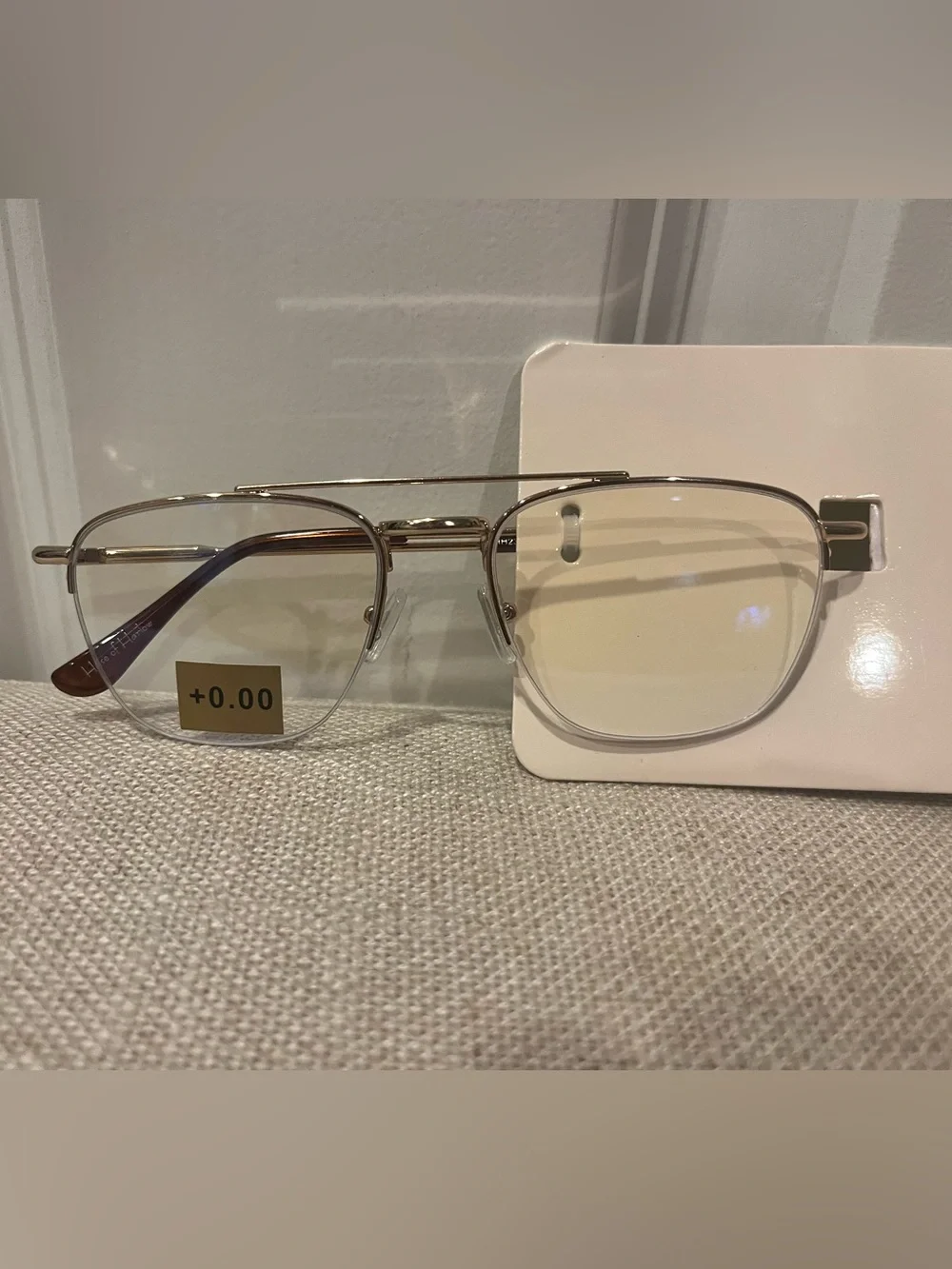 NWT House of Harlow 1960 Women's  Blue-Light Blocking Glasses - Gold Frame